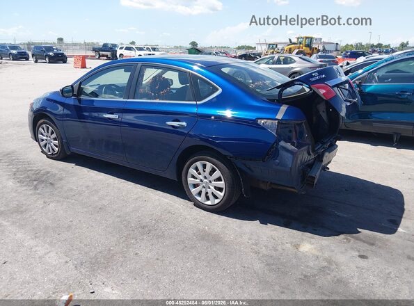 3N1AB7AP3GY311685 2016 NISSAN SENTRA Blue Rear left