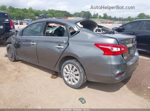 3N1AB7AP3HL642023 2017 NISSAN SENTRA Gray Rear left