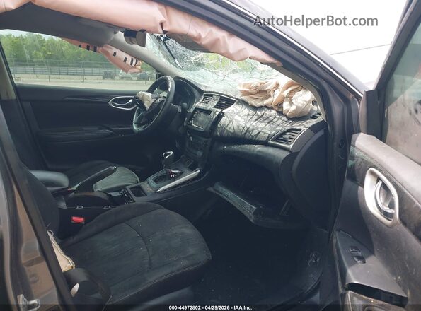 3N1AB7AP3HL642023 2017 NISSAN SENTRA Gray Front interior view