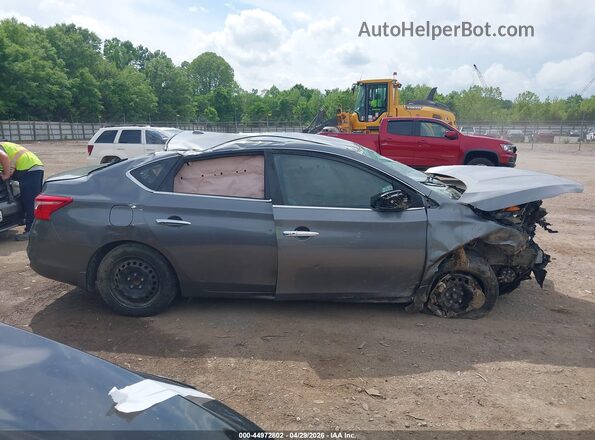 3N1AB7AP3HL642023 2017 NISSAN SENTRA Gray Rear interior view