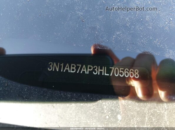 3N1AB7AP3HL705668 2017 NISSAN SENTRA Gray Շարժիչի բաժամունքի տեսք