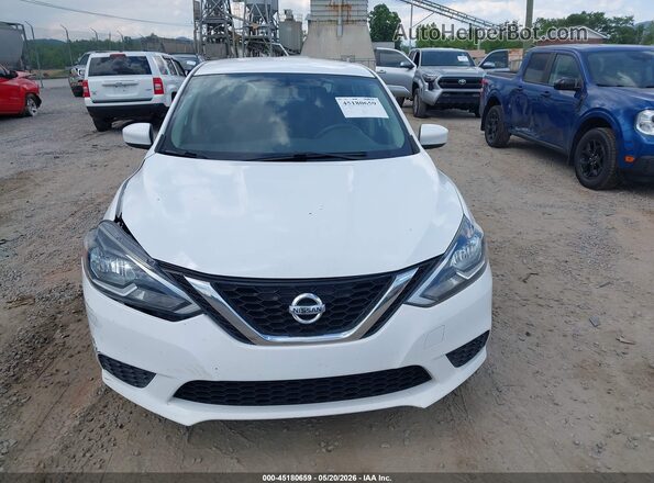 3N1AB7AP3HY297773 2017 NISSAN SENTRA White Vista del cuadro de instrumentos