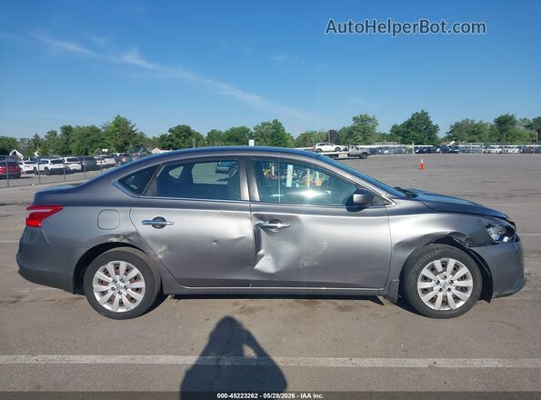 3N1AB7AP3HY375856 2017 NISSAN SENTRA Gray უკანა სალონის ხედი