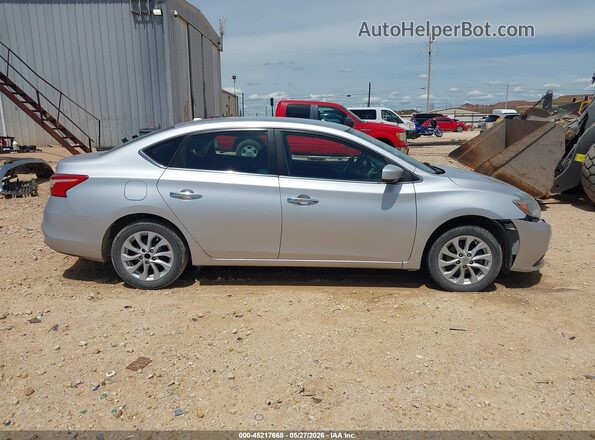 3N1AB7AP3JL605916 2018 NISSAN SENTRA Silver Vista del cuadro de instrumentos