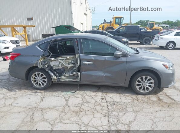 3N1AB7AP3JL627219 2018 NISSAN SENTRA Gray Vista interior trasera