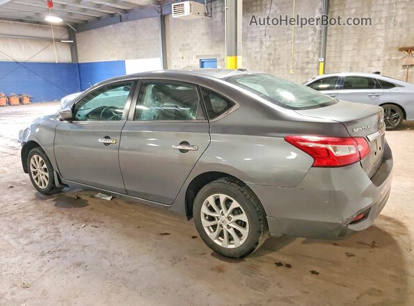 3N1AB7AP3JL628161 2018 NISSAN SENTRA Серый Задняя левая четверть