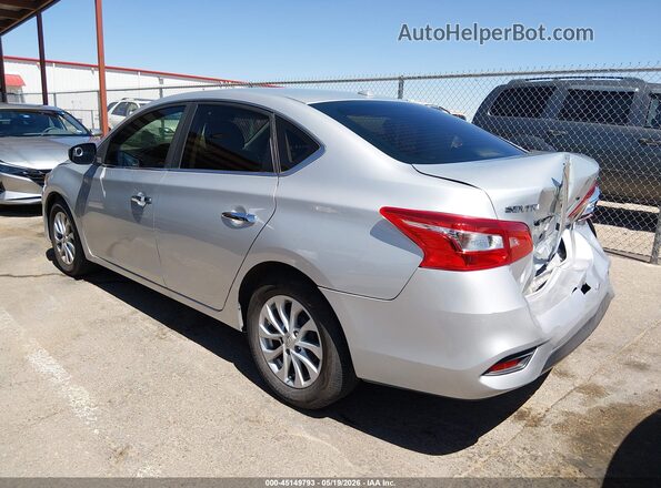 3N1AB7AP3JL637524 2018 NISSAN SENTRA Silver Задня ліва чверть