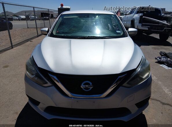 3N1AB7AP3JL637524 2018 NISSAN SENTRA Silver Вид щитка приладів