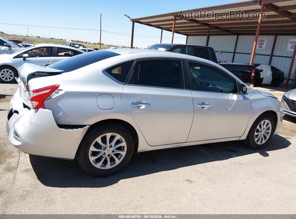 3N1AB7AP3JL637524 2018 NISSAN SENTRA Silver Вид задньої частини салону