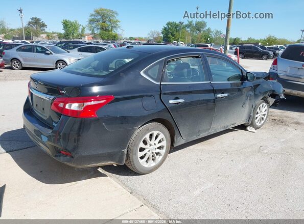 3N1AB7AP3JL659099 2018 NISSAN SENTRA Black Задня права чверть