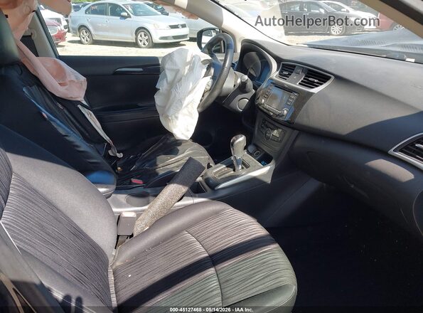 3N1AB7AP3JL659099 2018 NISSAN SENTRA Black Вид салону спереду