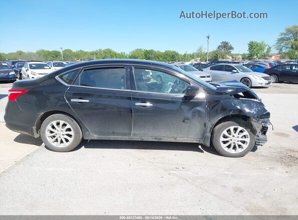 3N1AB7AP3JL659099 2018 NISSAN SENTRA Black Вид задньої частини салону