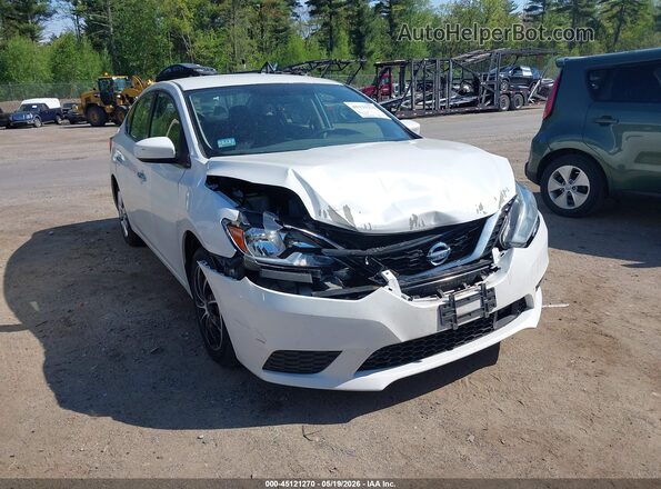 3N1AB7AP3JY204613 2018 NISSAN SENTRA White წინა ხედი