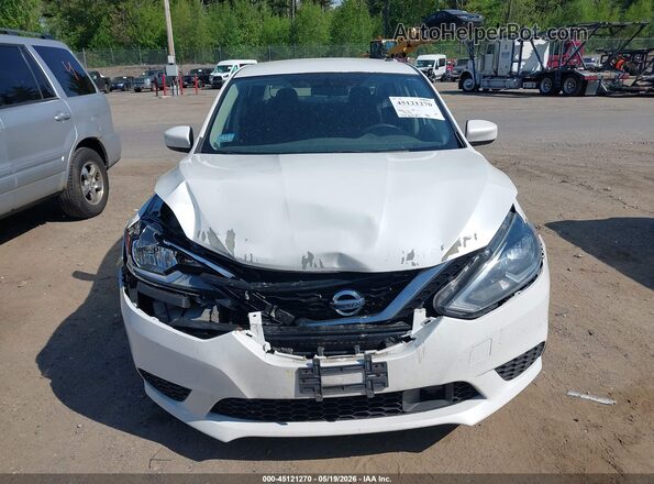 3N1AB7AP3JY204613 2018 NISSAN SENTRA White ხელსაწყოთა პანელის ხედი