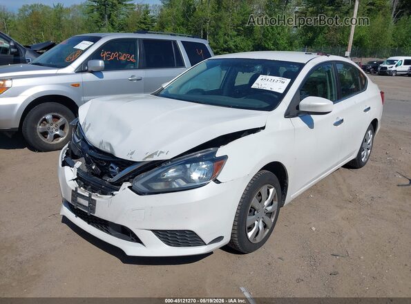 3N1AB7AP3JY204613 2018 NISSAN SENTRA White უკანა სალონის ხედი