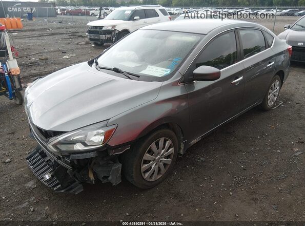 3N1AB7AP3JY217541 2018 NISSAN SENTRA Gray Vista tres cuartos delantera izquierda