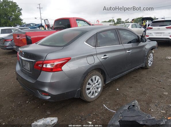 3N1AB7AP3JY217541 2018 NISSAN SENTRA Gray Trasero derecho