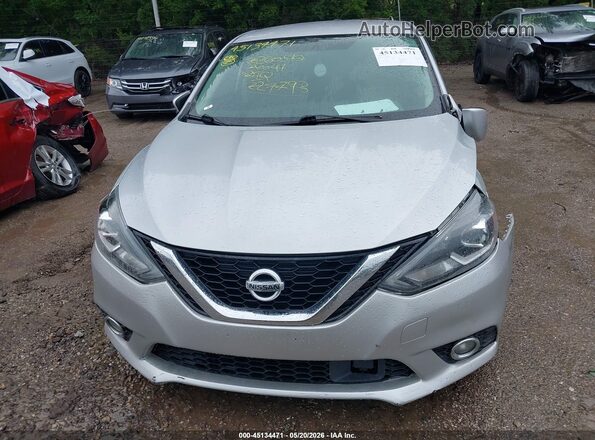 3N1AB7AP3JY227793 2018 NISSAN SENTRA Silver Widok zestawu wskaźników