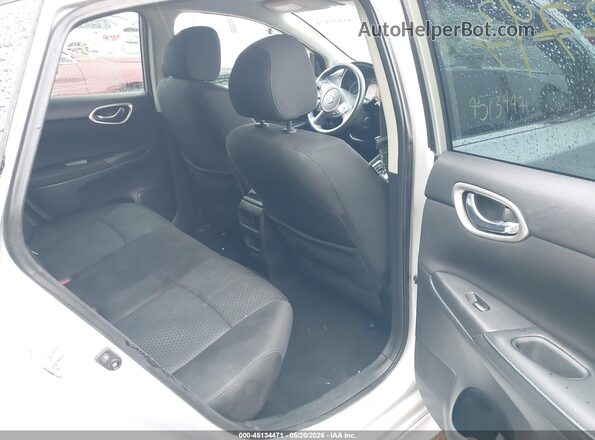 3N1AB7AP3JY227793 2018 NISSAN SENTRA Silver Widok naklejki z numerem VIN