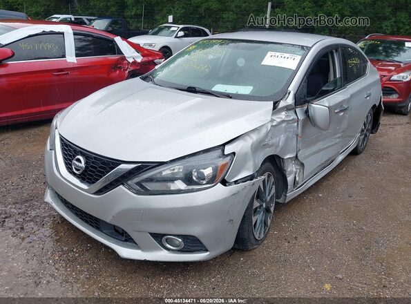 3N1AB7AP3JY227793 2018 NISSAN SENTRA Silver Przód lewy