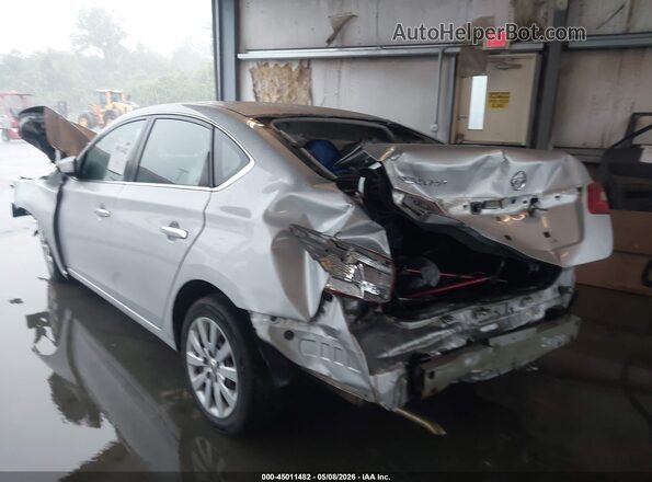 3N1AB7AP3JY291879 2018 NISSAN SENTRA Silver Rear left