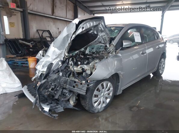 3N1AB7AP3JY291879 2018 NISSAN SENTRA Silver Front left