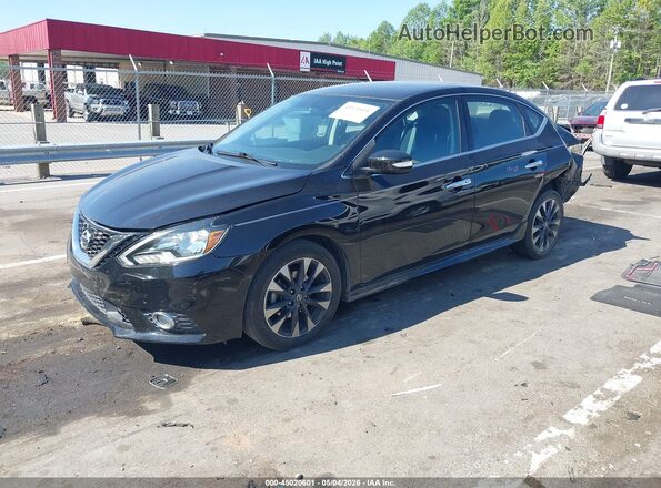 3N1AB7AP3JY310155 2018 NISSAN SENTRA Black Front left