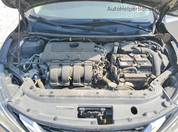 3N1AB7AP3KL605349 2019 NISSAN SENTRA Gray უკანა სალონის ხედი
