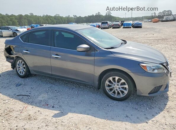 3N1AB7AP3KL605349 2019 NISSAN SENTRA Gray წინა მარჯვენა