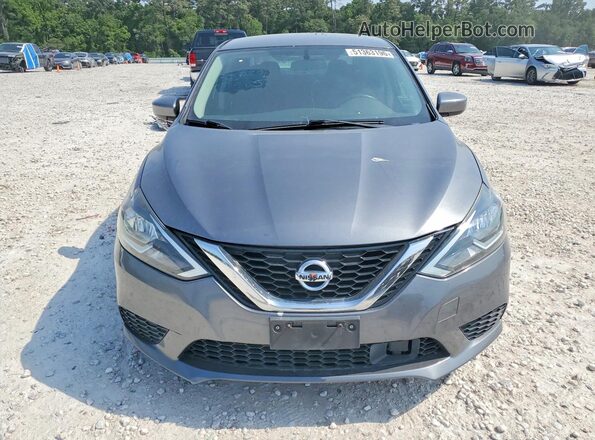 3N1AB7AP3KL605349 2019 NISSAN SENTRA Gray წინა ხედი