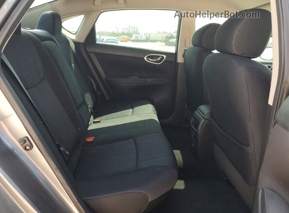 3N1AB7AP3KL605349 2019 NISSAN SENTRA Gray უკანა სავარძლების ხედი