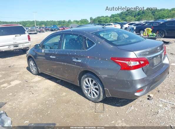 3N1AB7AP3KL614214 2019 NISSAN SENTRA Gray უკანა მარცხენა