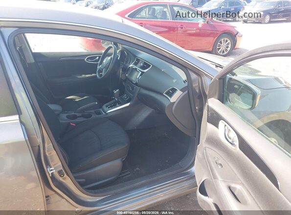 3N1AB7AP3KL614214 2019 NISSAN SENTRA Gray წინა სალონის ხედი