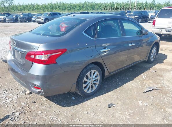 3N1AB7AP3KL614214 2019 NISSAN SENTRA Gray უკანა მარჯვენა