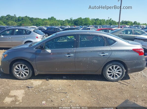 3N1AB7AP3KL614214 2019 NISSAN SENTRA Gray სალონის 360-გრადუსიანი ხედი