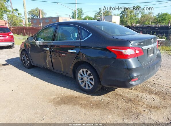 3N1AB7AP3KL625066 2019 NISSAN SENTRA Black Հետևի ձախ