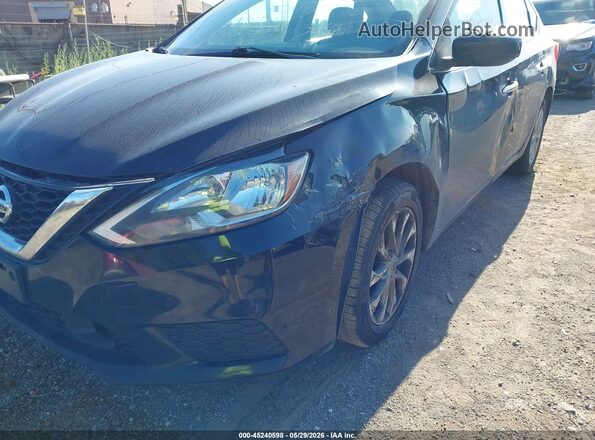 3N1AB7AP3KL625066 2019 NISSAN SENTRA Black Դիմացի տեսք