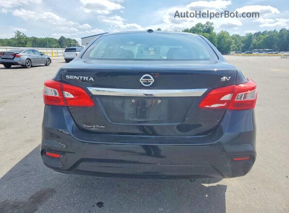 3N1AB7AP3KL626363 2019 NISSAN SENTRA Black Вид ззаду