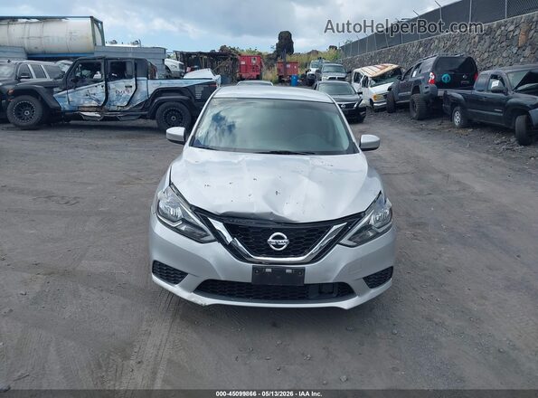 3N1AB7AP3KY249018 2019 NISSAN SENTRA Silver Вид спереду