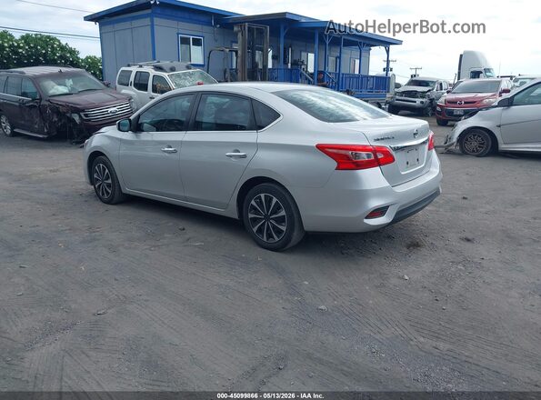 3N1AB7AP3KY249018 2019 NISSAN SENTRA Silver Задня ліва чверть
