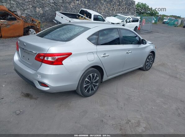 3N1AB7AP3KY249018 2019 NISSAN SENTRA Silver Задня права чверть