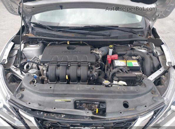 3N1AB7AP3KY249018 2019 NISSAN SENTRA Silver Вид ззаду