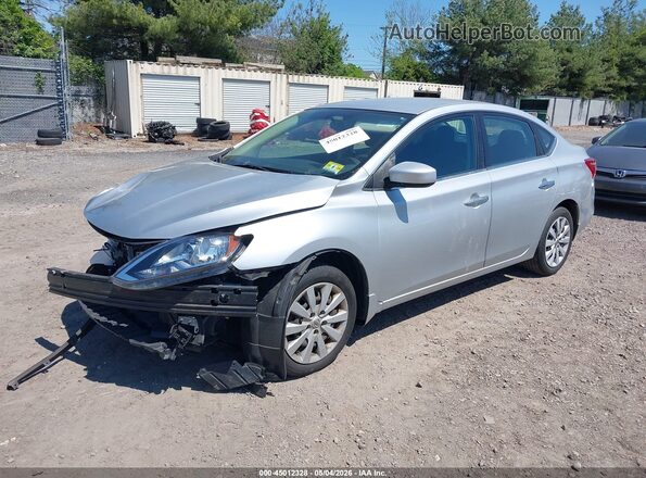 3N1AB7AP3KY253537 2019 NISSAN SENTRA Silver 