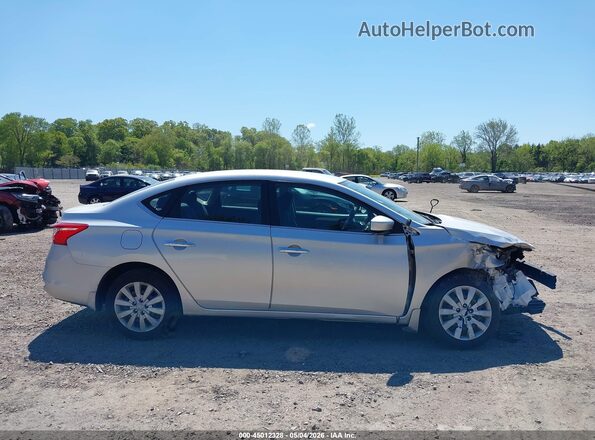 3N1AB7AP3KY253537 2019 NISSAN SENTRA Silver 