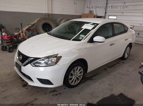3N1AB7AP3KY288367 2019 NISSAN SENTRA White Передня ліва чверть