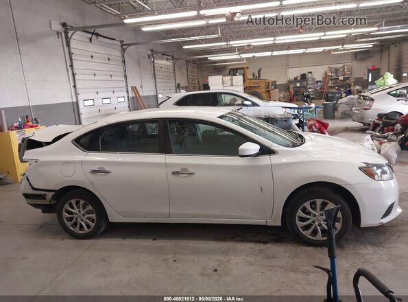 3N1AB7AP3KY288367 2019 NISSAN SENTRA White Вид задньої частини салону