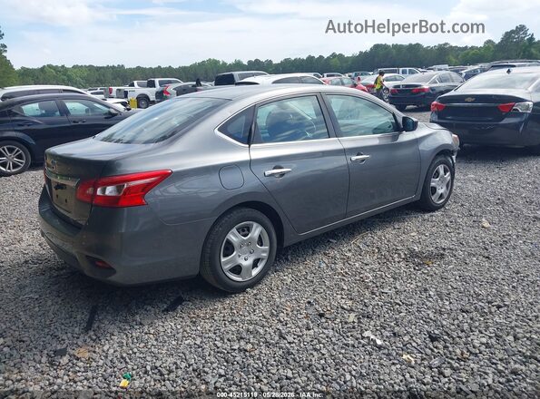 3N1AB7AP3KY297182 2019 NISSAN SENTRA Gray უკანა მარჯვენა