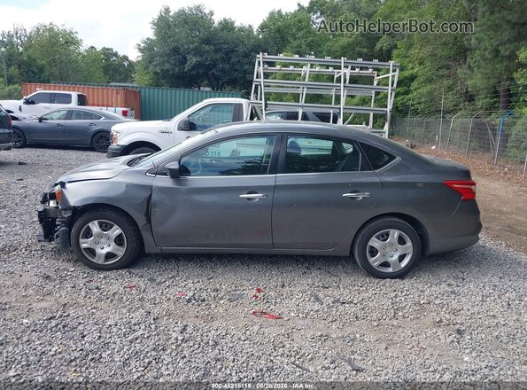 3N1AB7AP3KY297182 2019 NISSAN SENTRA Gray სალონის 360-გრადუსიანი ხედი