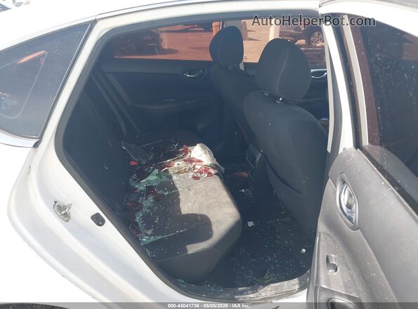 3N1AB7AP3KY308066 2019 NISSAN SENTRA White Widok naklejki z numerem VIN