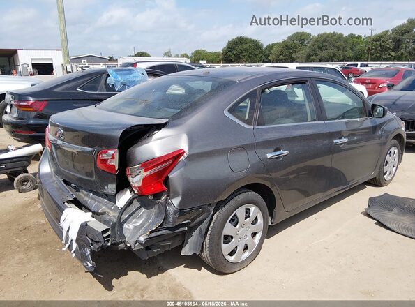 3N1AB7AP3KY356408 2019 NISSAN SENTRA Gray უკანა მარჯვენა